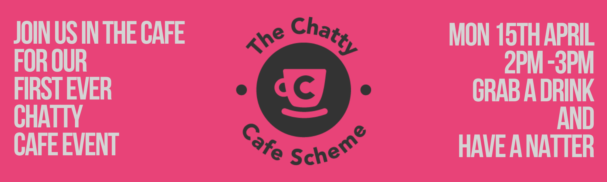 Chatty Cafe Banner